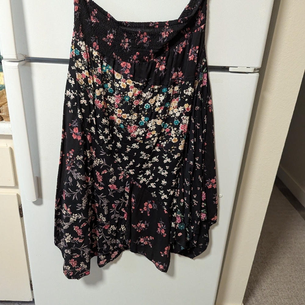 Floral Black Sundress